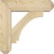 Ekena Millwork Imperial Craftsman Rough Sawn Bracket w/ Offset Brace, Douglas Fir, 6"W x 20"D x 20"H BKT0604X20X20IMP04RDF - alternate 4